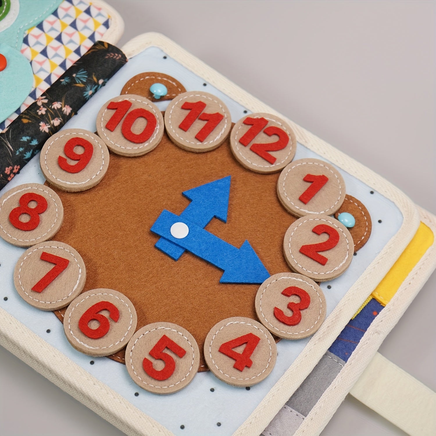 Interactief 3D Vilt Leerboek | Educatief Activiteitenboek met Kleuren, Dieren en Vormen