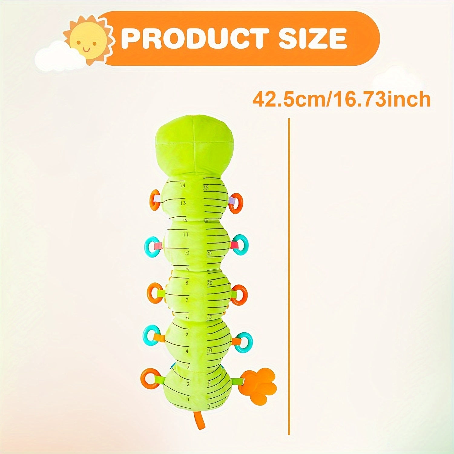 Zacht & Muzikaal Pluche Kinder Speelgoed | Kleurrijk Gevuld Dier met Knisper Rammelaars voor Baby's 0-12 Maanden