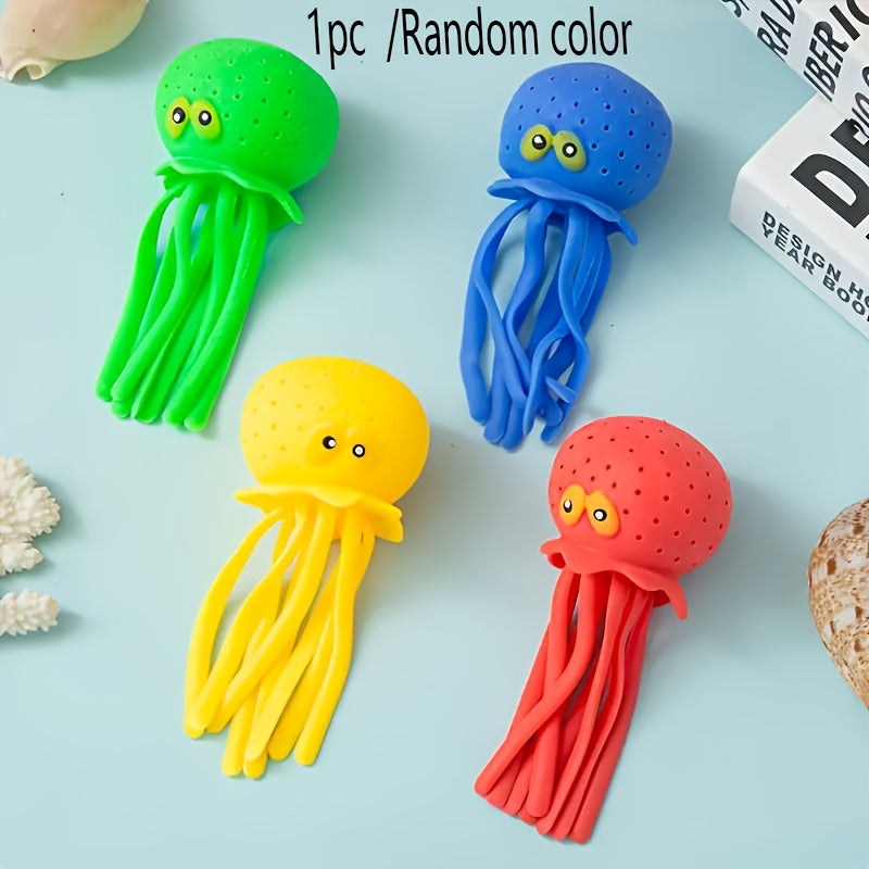 3x Octopus Knijpspeelgoed | Bad- & Zomerspeelgoed | Kleurrijk & Herbruikbaar