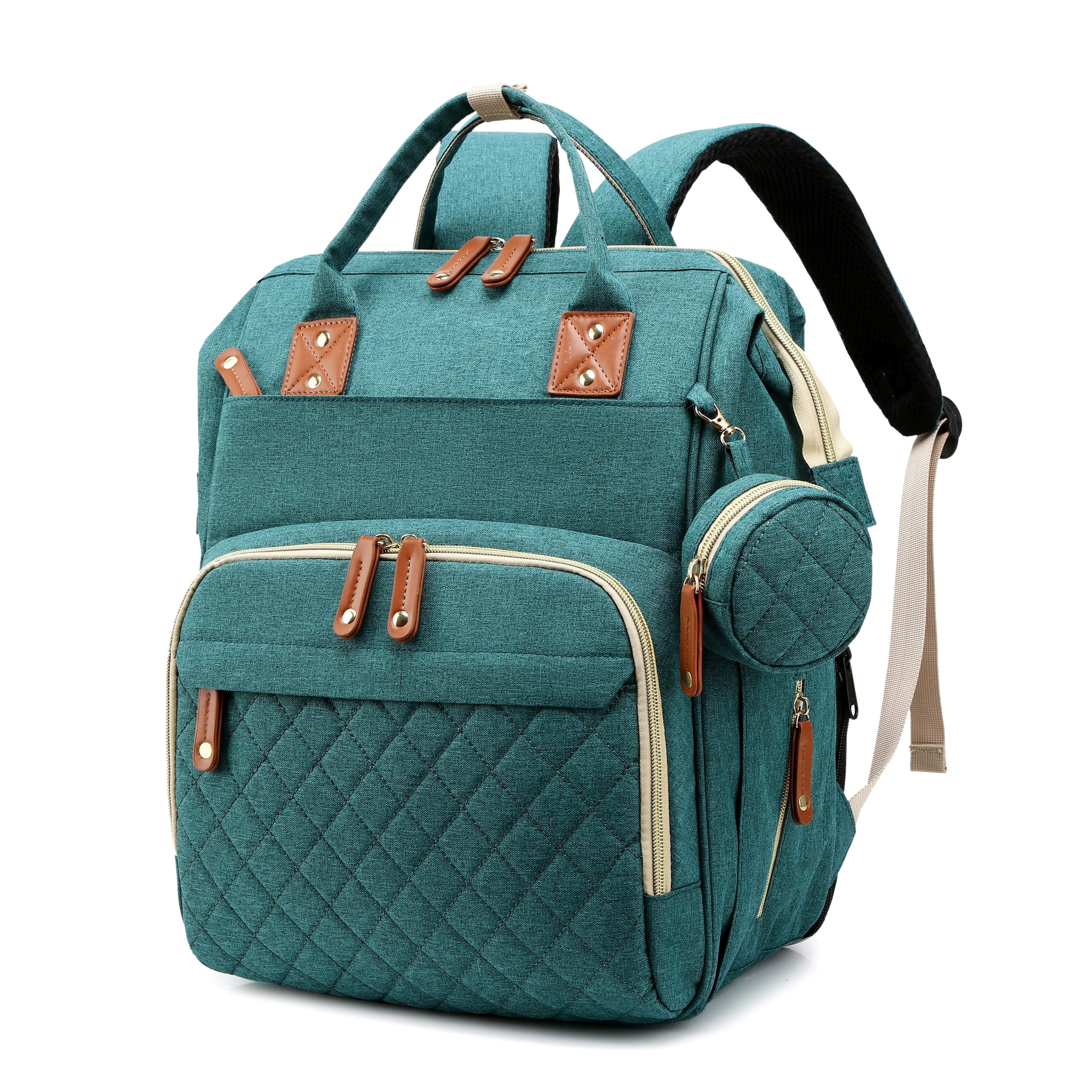 Grote Multifunctionele Waterdichte Luiertas | Trendy Tas met Verschoonstation, Reistas Rugzak