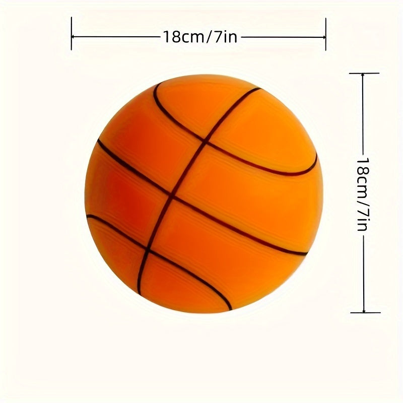 Stille Basketbal - Indoor/Outdoor Sportbal 7,09" - Ideaal voor Kerst & Thanksgiving