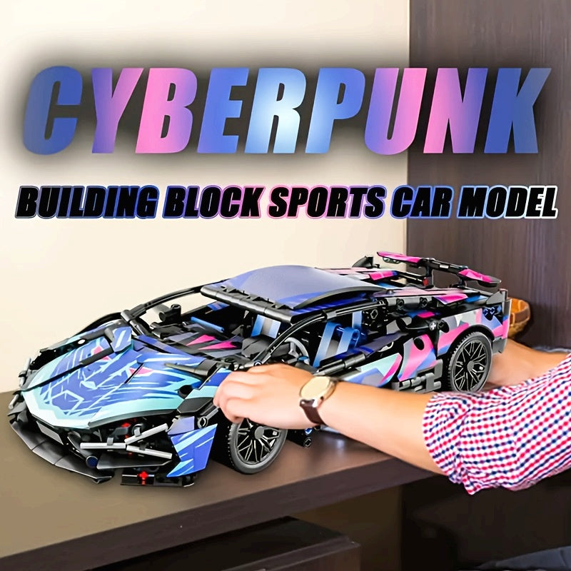 1990-delige Cyberpunk Bouwset | ABS Blokken | Verjaardagscadeau of Decoratie