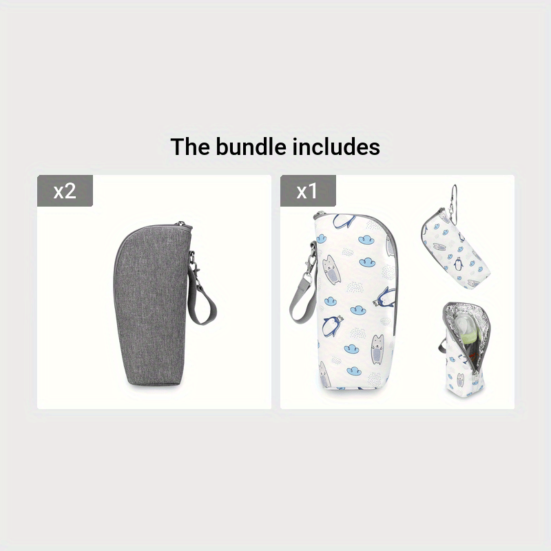 All-Terrain Geïsoleerde Mama Reistas | Compacte Tas met Soepel Rollende Wieltjes