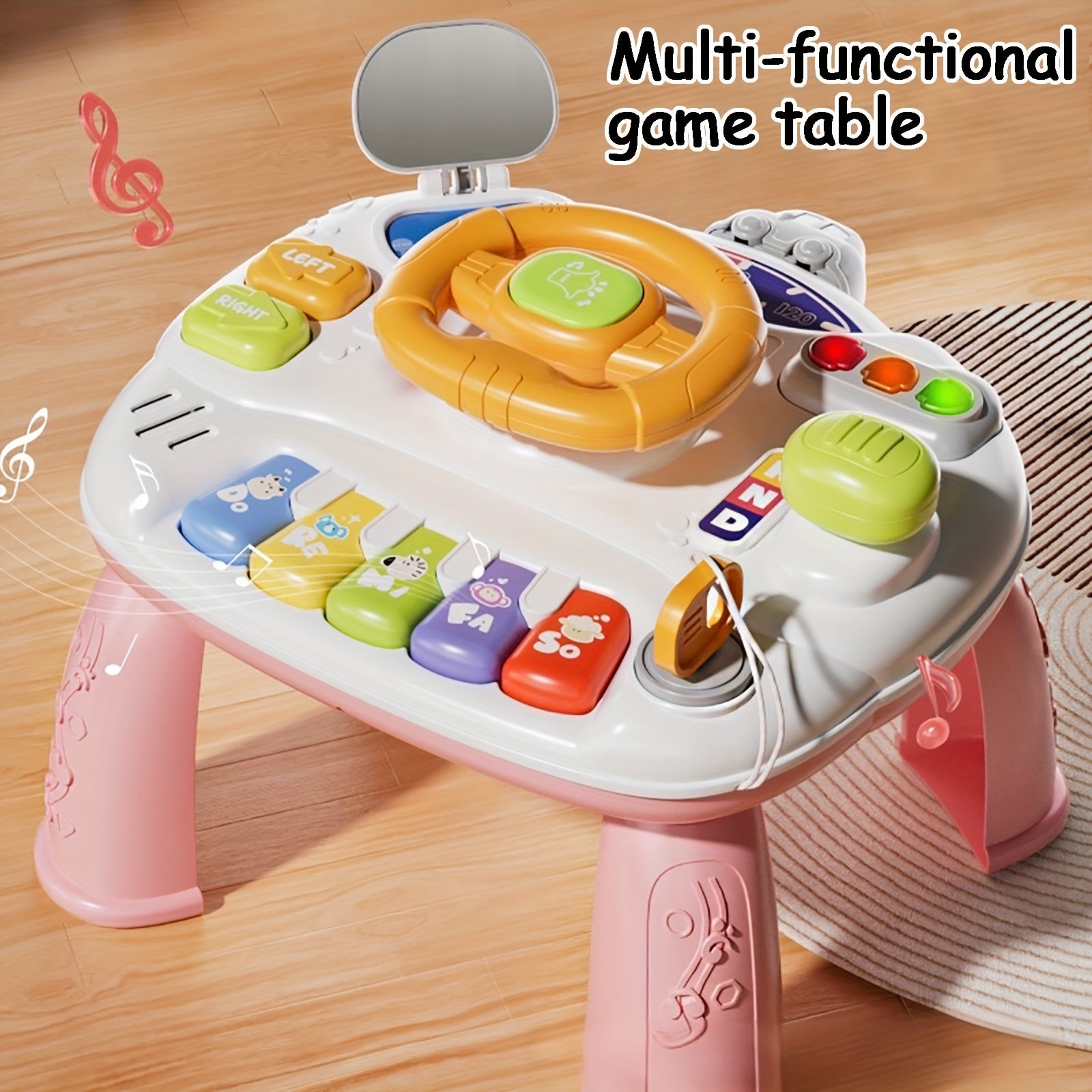 Interactief Stuur Speelgoed voor Kinderen | Muziek & Educatieve Spelletjes | Motoriek & Coördinatie Ontwikkeling