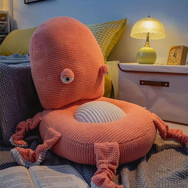 Schattig Octopus Zitkussen – Zachte Vloermat Voor Woonkamer Of Tatami