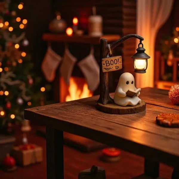 Schattige Spook Leeslamp | Nachtlampje voor kinderen, decoratie en cadeau