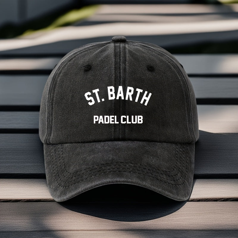 Vintage Cap Unisex | Verstelbare Padel Pet met Metalen Gesp | Lichtgewicht Sportieve Hoed voor Mannen & Vrouwen