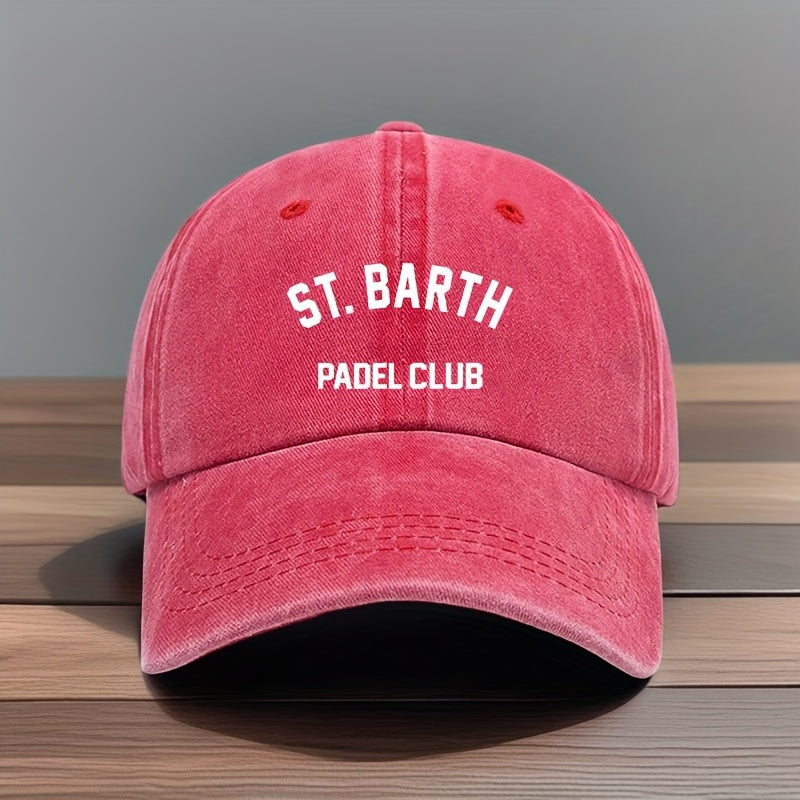 Vintage Cap Unisex | Verstelbare Padel Pet met Metalen Gesp | Lichtgewicht Sportieve Hoed voor Mannen & Vrouwen