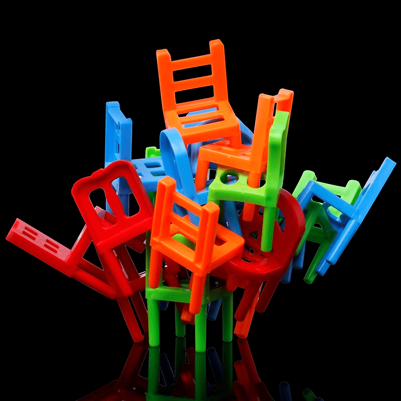 48-delige Opvouwbare Stoel Puzzelset voor Kinderen | Interactief Bouwspeelgoed