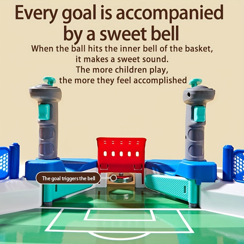 Interactief Tafelvoetbalspel voor Kinderen 3-8 Jaar | 2-in-1 Bordspel met Ouders | Voetbal Speelgoed