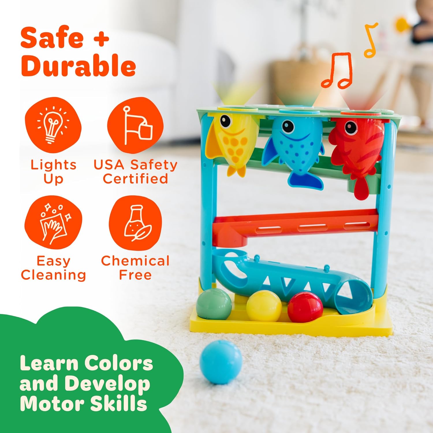 Interactief Baby & Peuter Speelgoed – Feed The Fish | Cadeau 1-2 Jaar