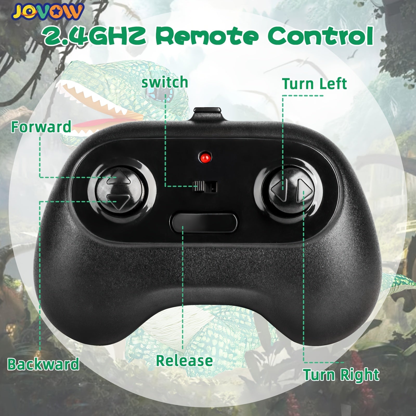 Opblaasbare T-Rex Dinosaurus | Op afstand bestuurbaar, perfect buitenspeelgoed