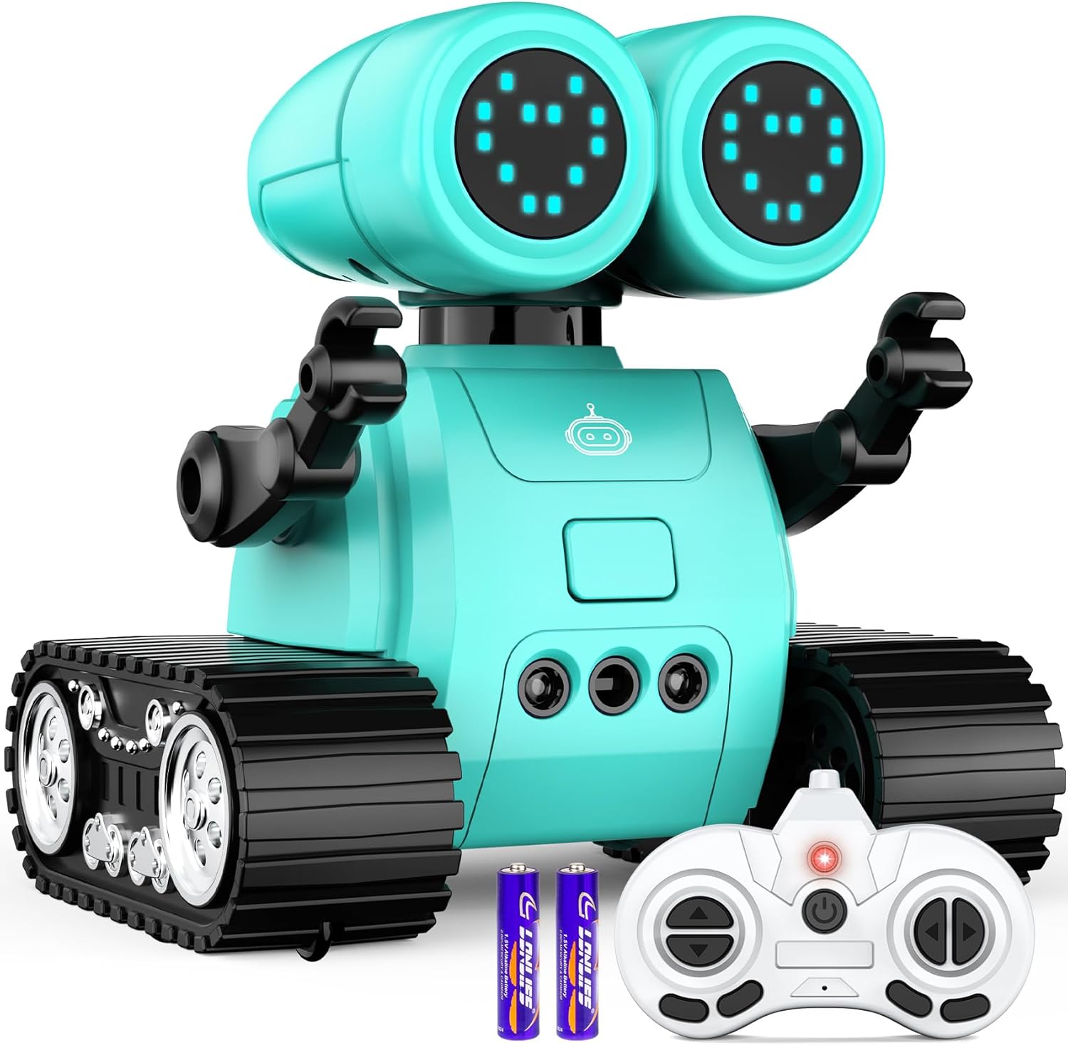 RC robot speelgoed | Oplaadbare dansende emo robot met muziek & LED ogen