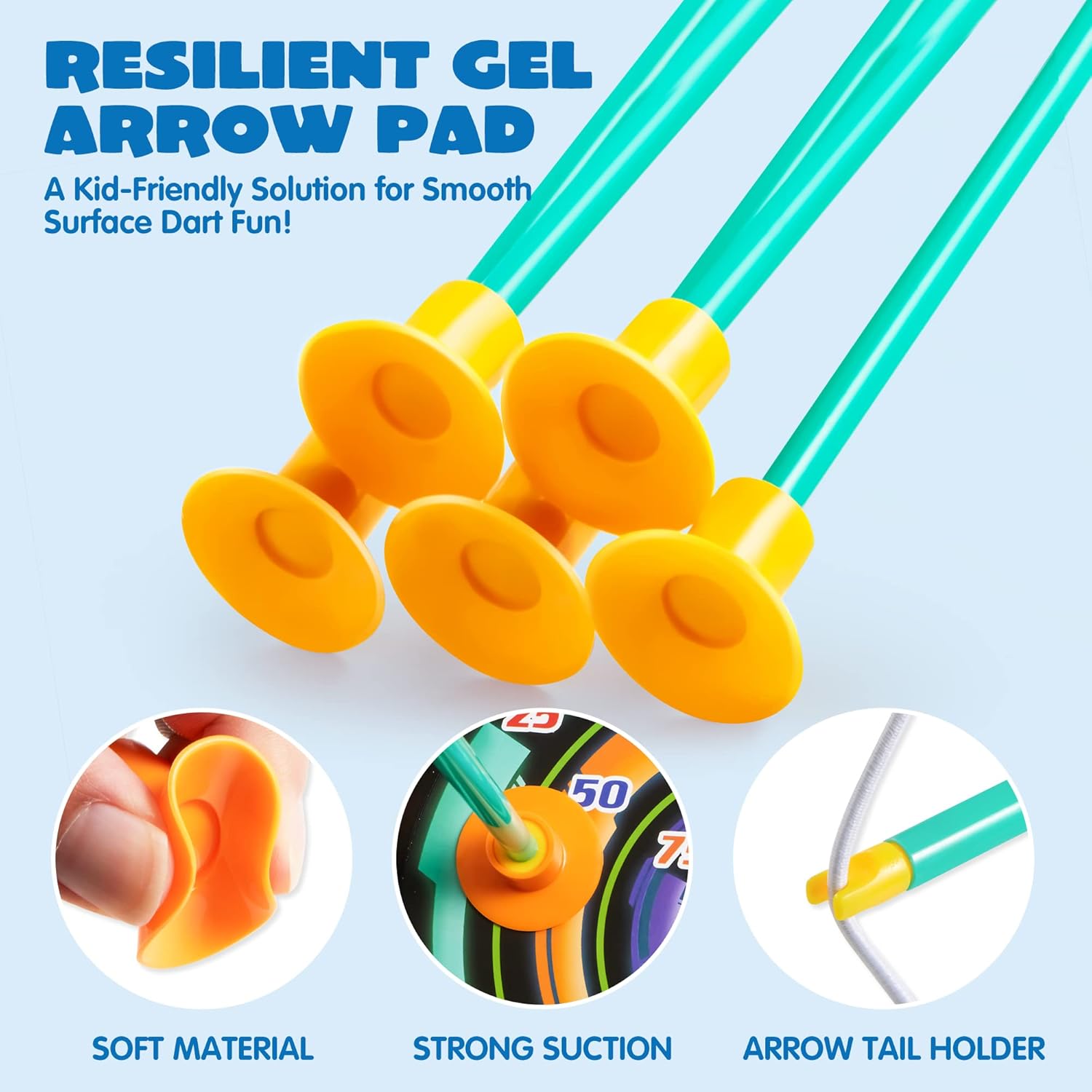 Pijl-en-boog set voor meisjes | LED lichtgevende boog met 9 zuignappijlen & doelwit