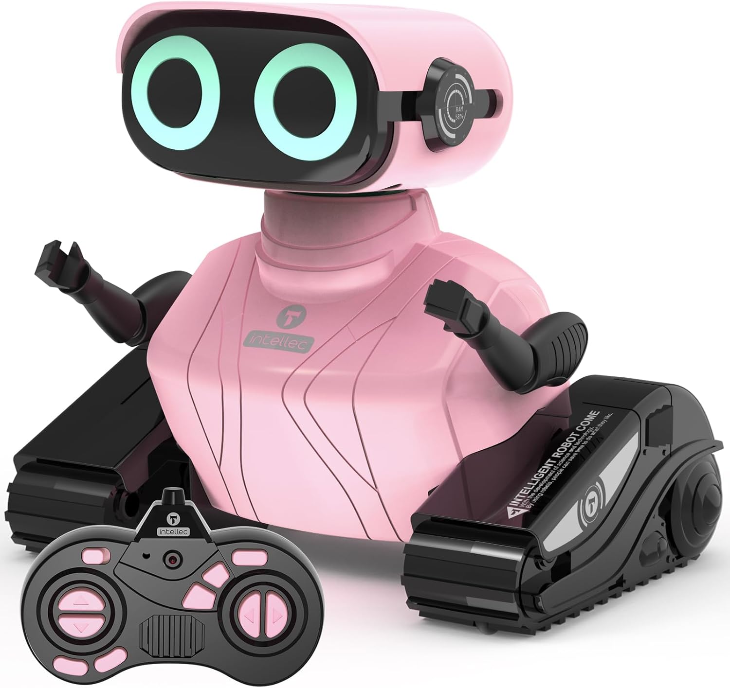 RC robot speelgoed | afstandsbediening LED ogen muziek & dans cadeau 3+ jaar