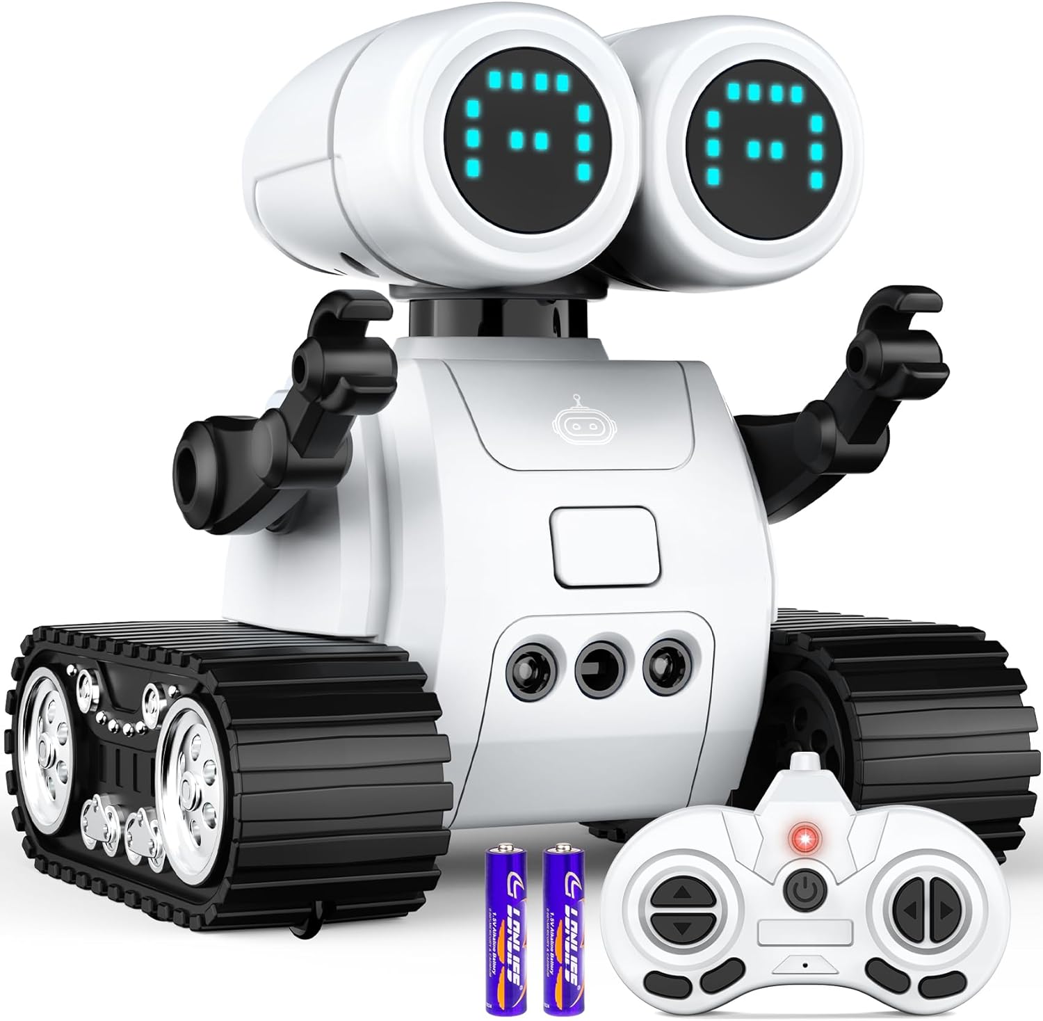 RC robot speelgoed | Oplaadbare dansende emo robot met muziek & LED ogen