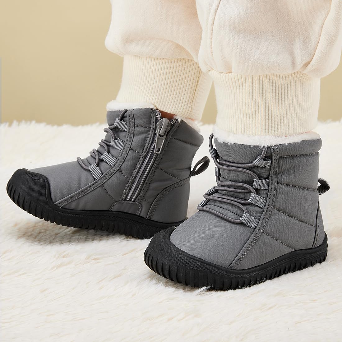Babysneeuwlaarzen | Weerbestendige babylaarzen met imitatiebont