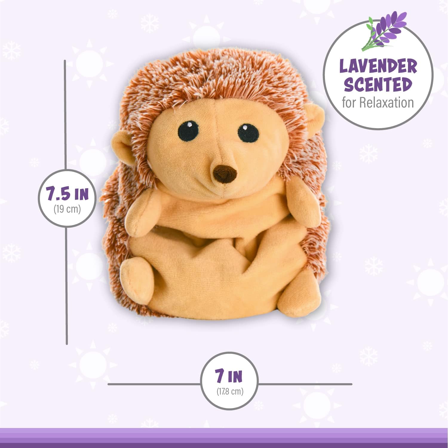 Knuffel Olifant 1,5kg | Microgolfwarmte Pluche | Lavendel Geurend & Verwarmbaar | Comfort Knuffel Voor Bedtijd Kinderen en Volwassenen