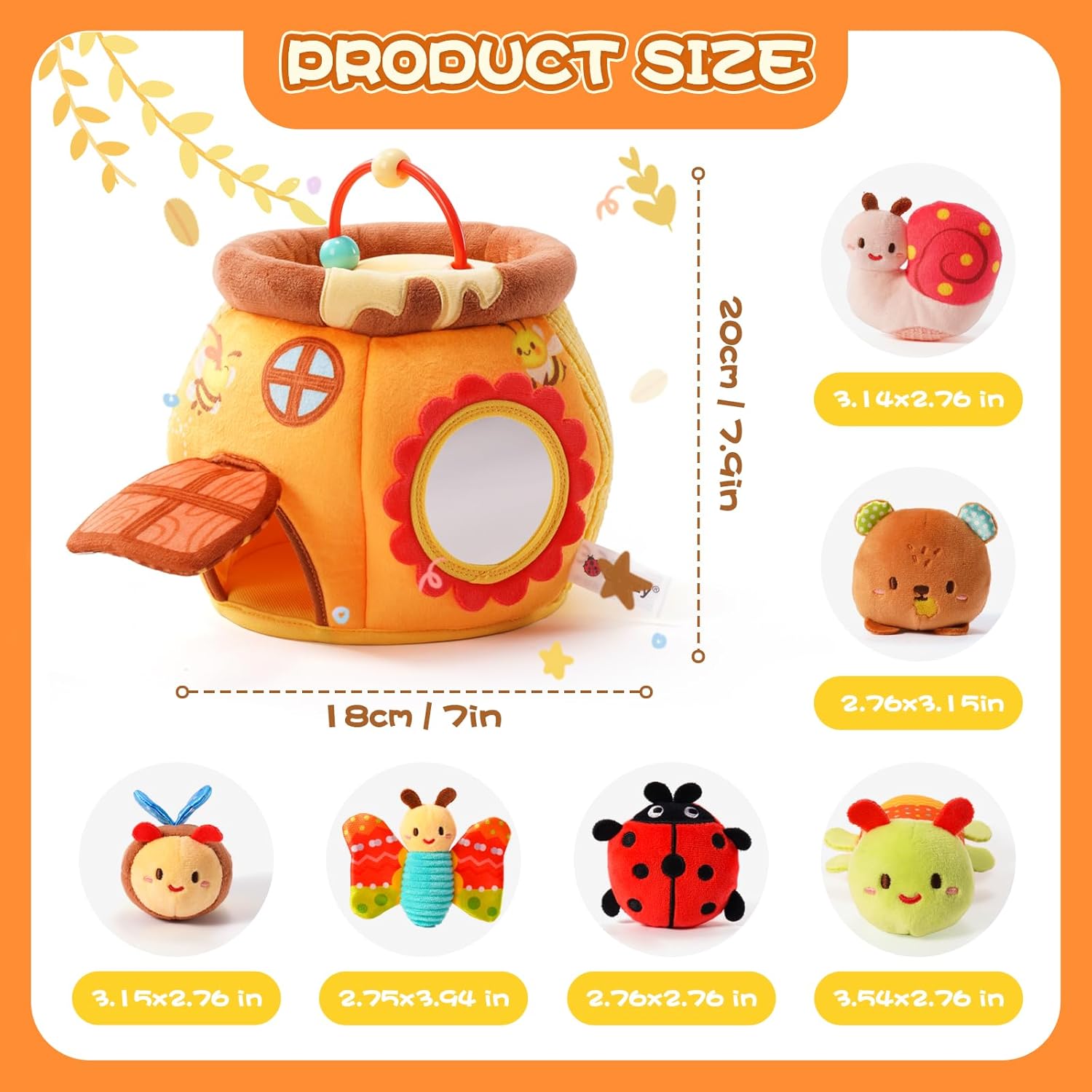 Koty Bijenhuis Sensorisch Speelgoed | 0–12 Maanden