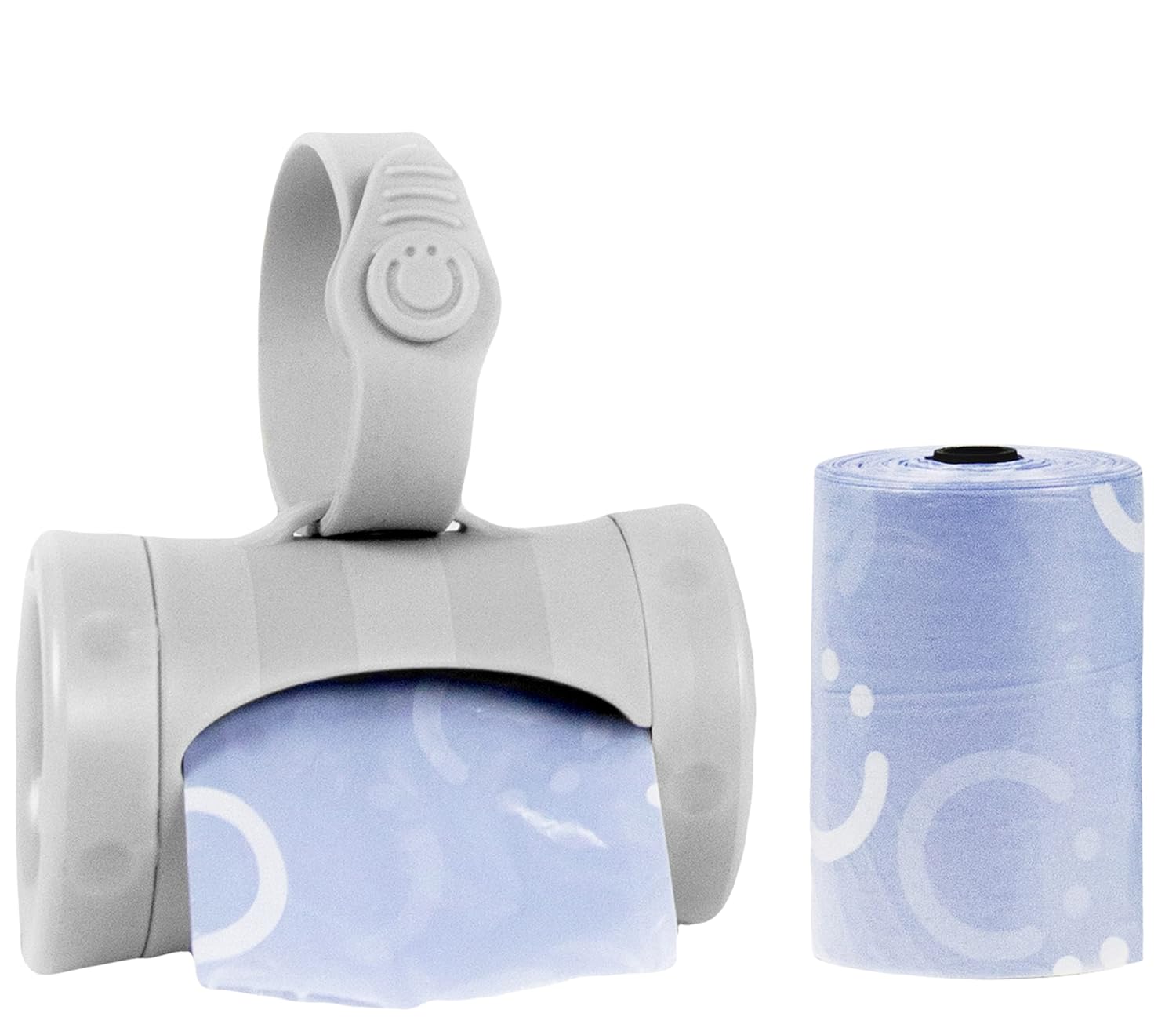 Opvouwbare Zakdispenser voor Baby | Handige Accessoire voor Diaper Bag | Lavender Geurige Zakjes | Taupe