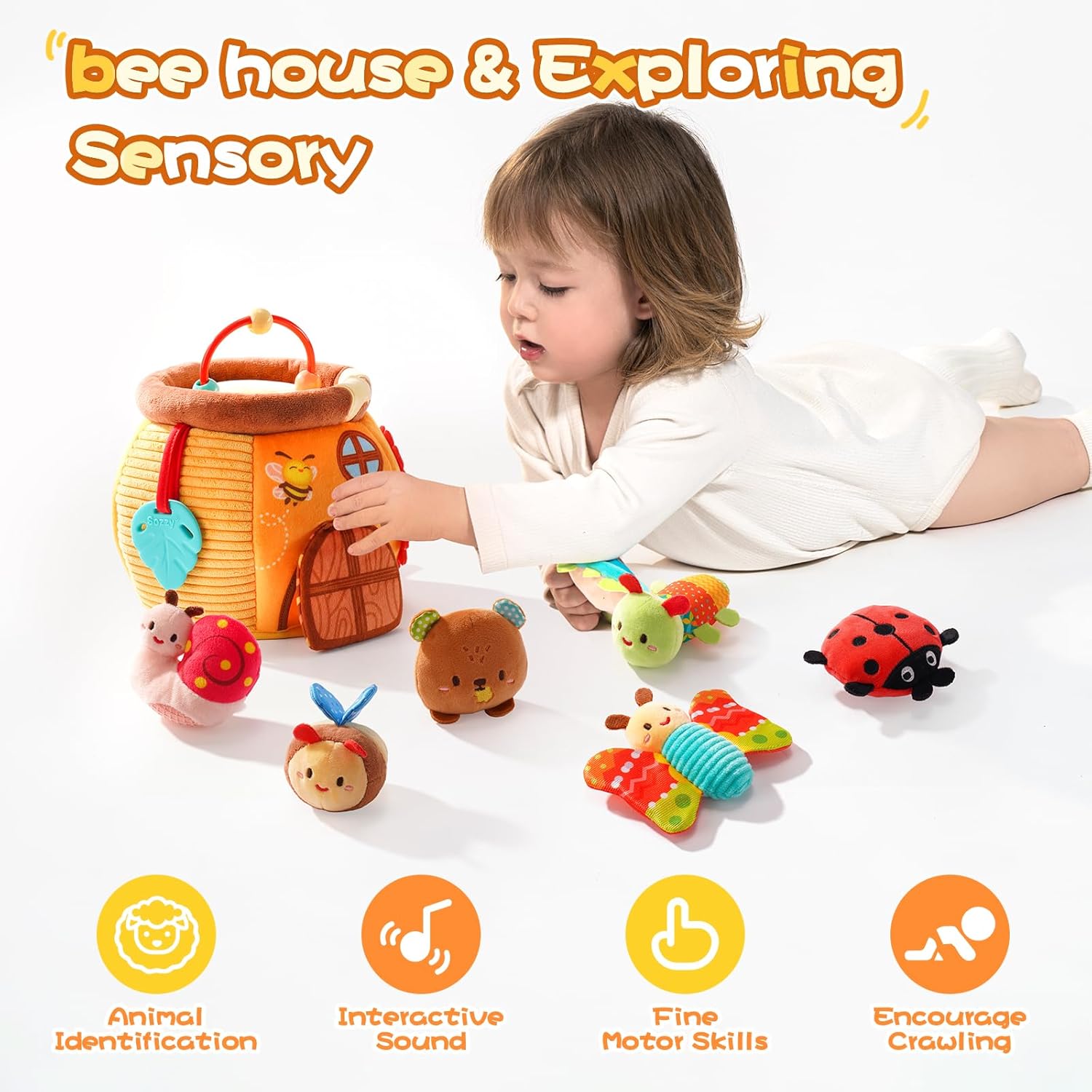 Koty Bijenhuis Sensorisch Speelgoed | 0–12 Maanden