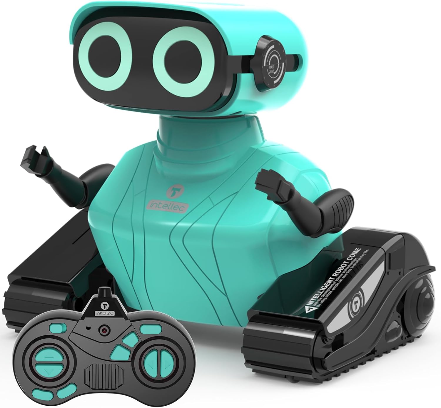 RC robot speelgoed | afstandsbediening LED ogen muziek & dans cadeau 3+ jaar