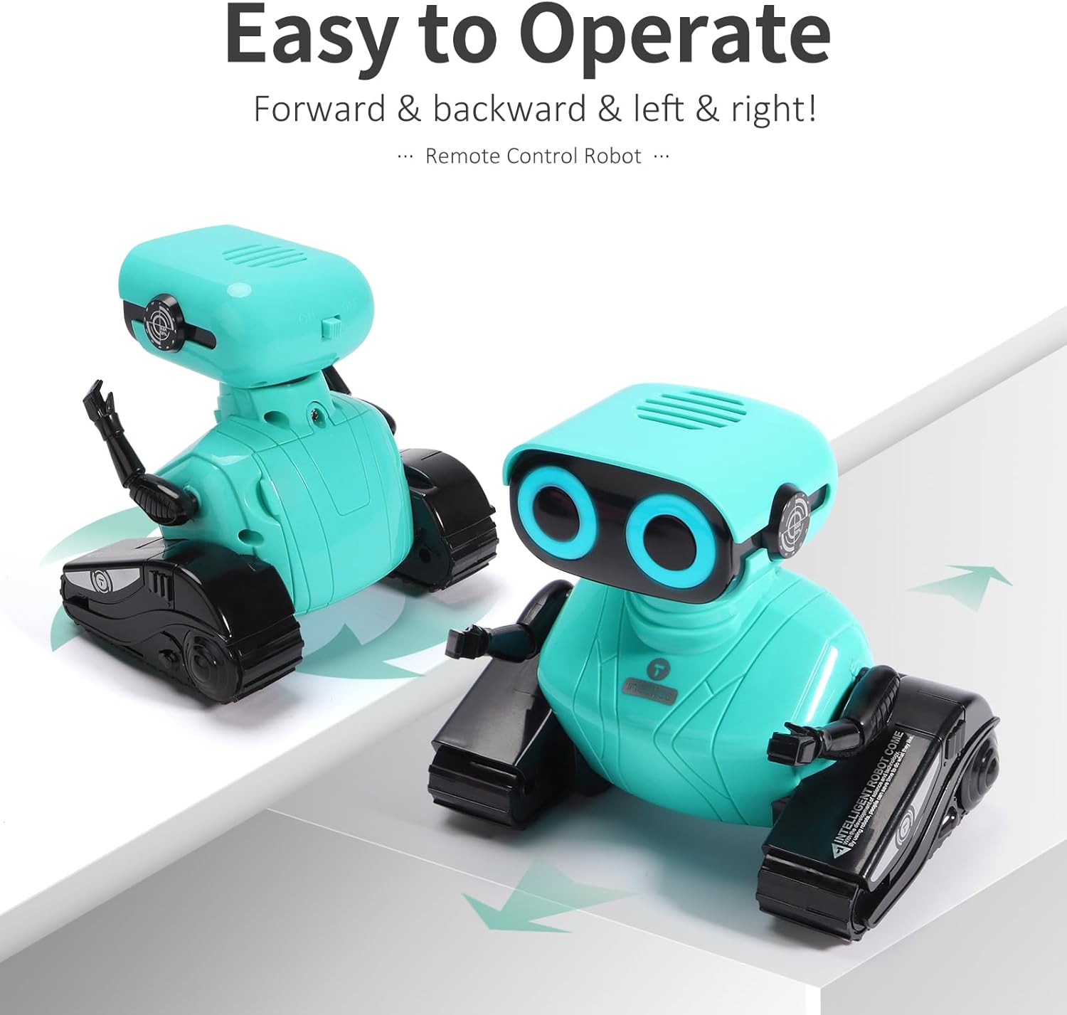 RC robot speelgoed | afstandsbediening LED ogen muziek & dans cadeau 3+ jaar