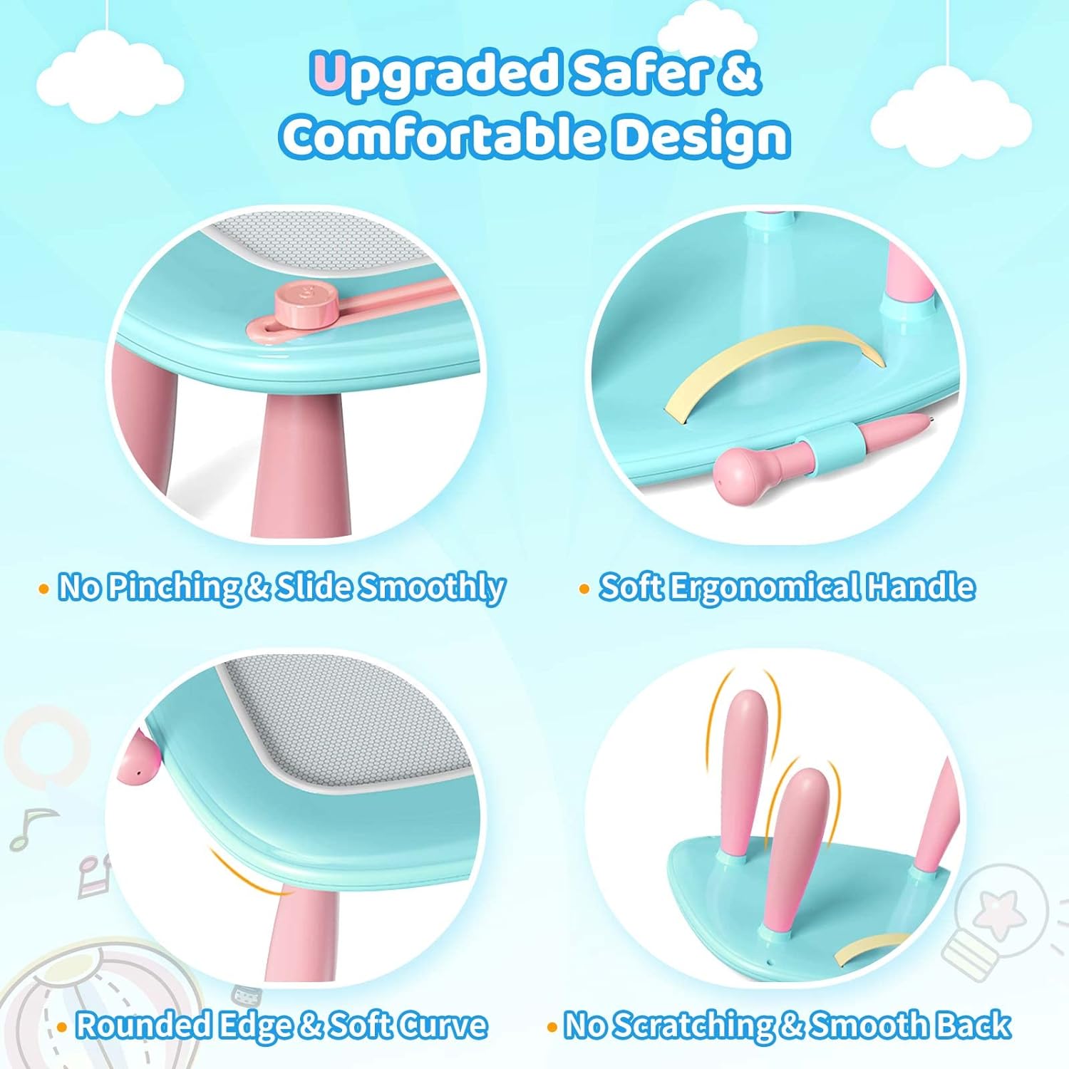 Magnetisch Tekenbord | Kladblok, leer- en educatief speelgoed voor 1-2-3 jaar