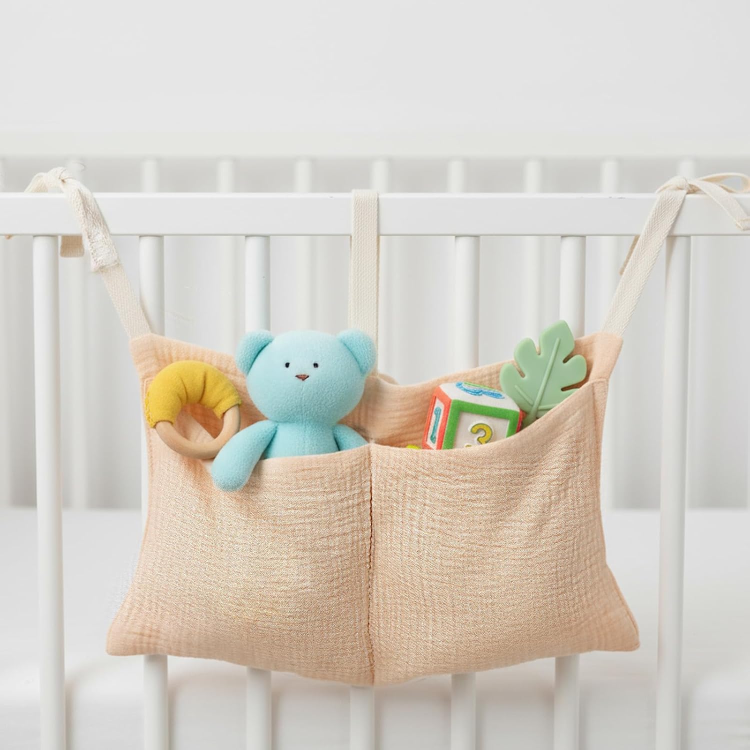 Baby Bedside Opbergzak | Luiertas Organizer, 2 Vakken