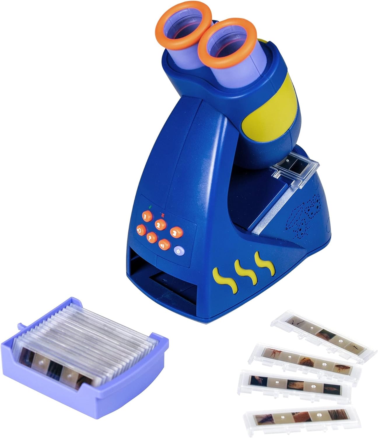 Kindermicroscoop|STEM leer speelgoed met stemfunctie & vergroting