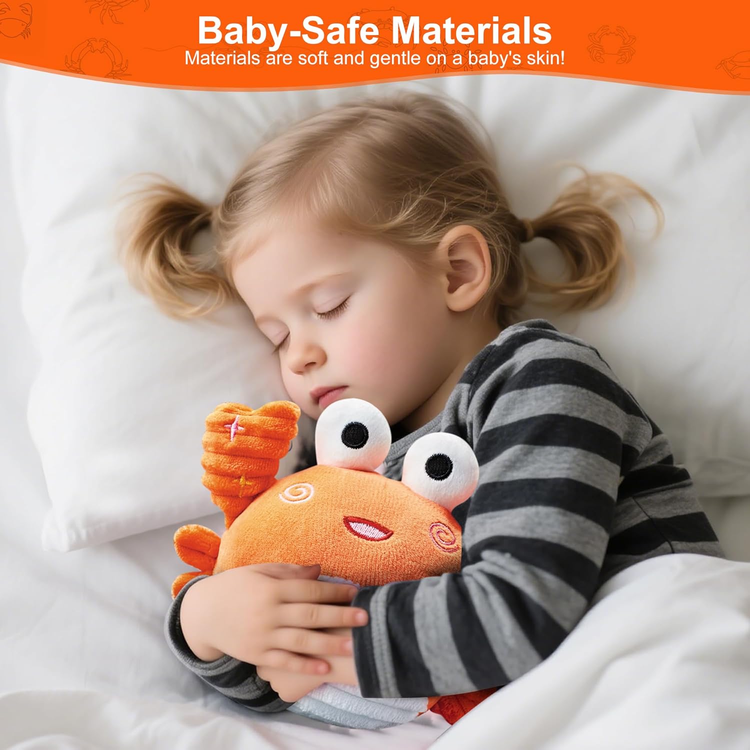 Muzikale Kruipende Krab | Baby Speelgoed 0–12 Maanden