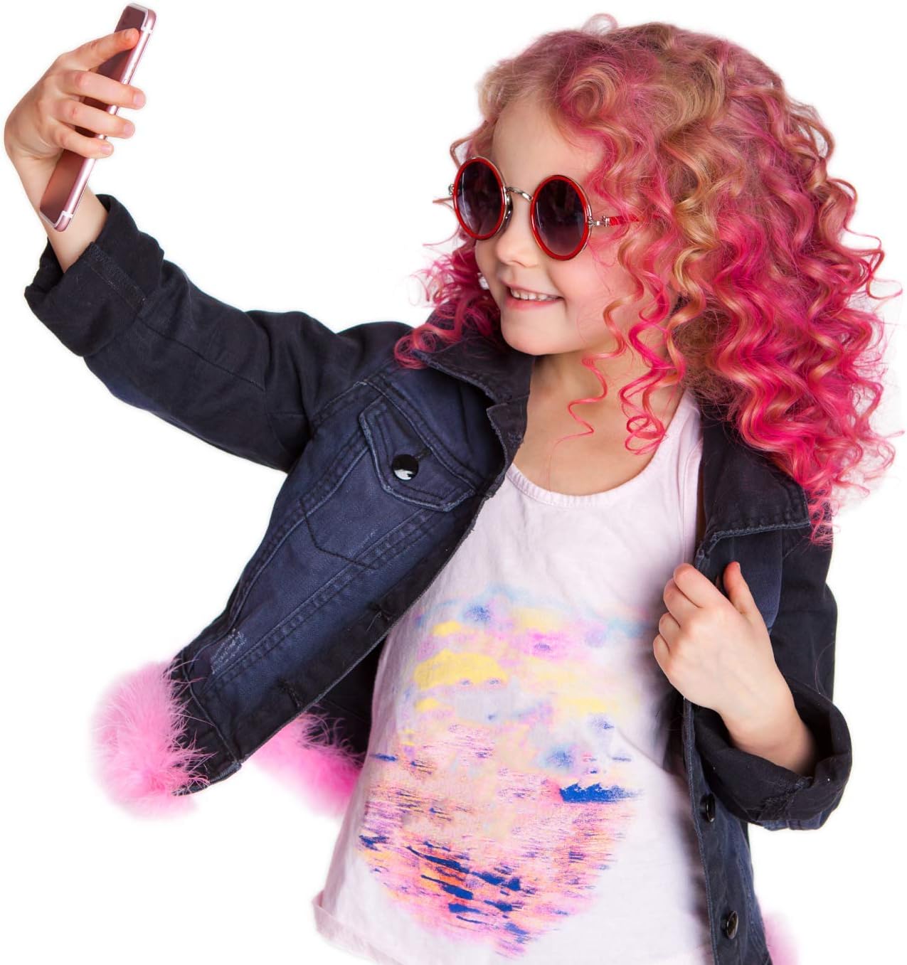 Haarkrijt Make-up Set | 10 Kleuren Tijdelijke Krijt Pennen | Creatieve Cadeaus voor Meisjes 5-13 Jaar