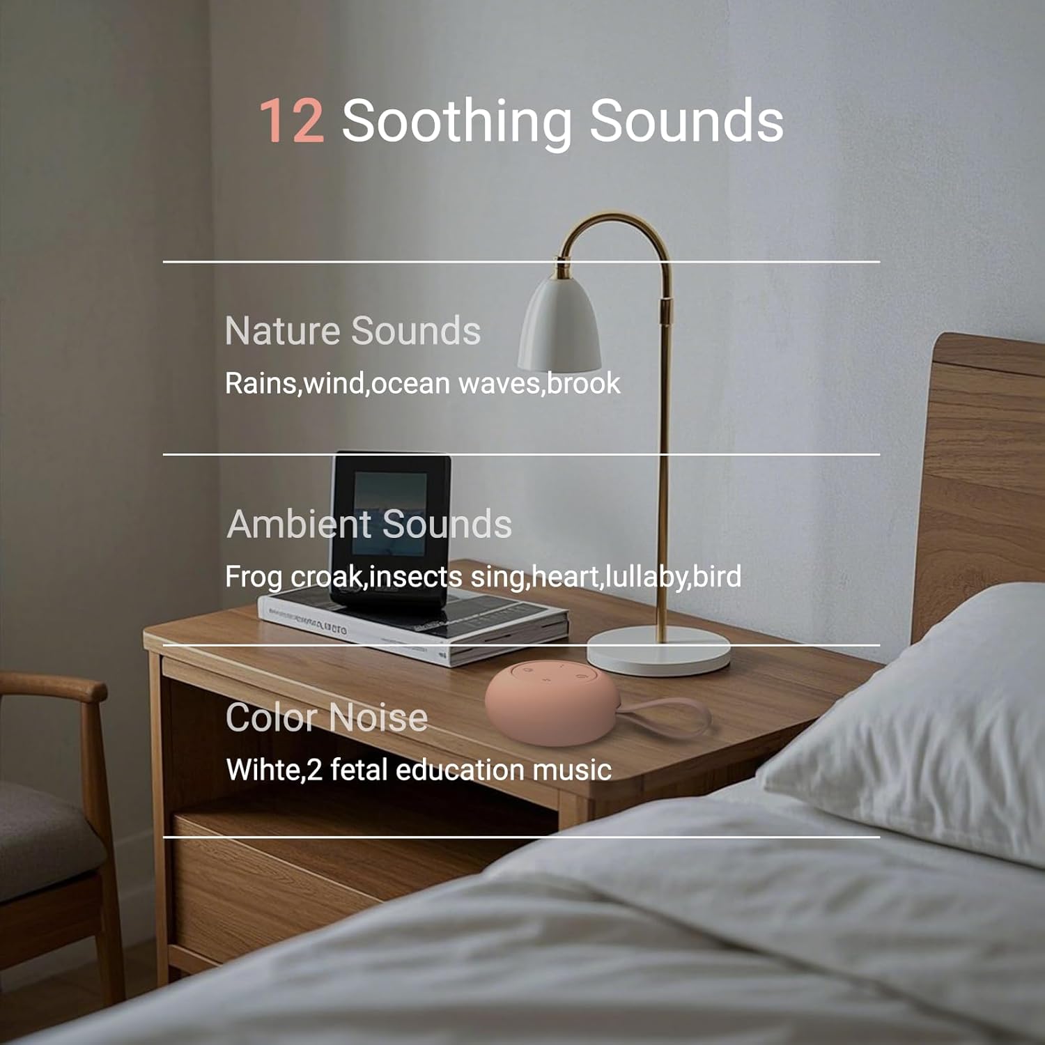Baby white noise machine  | Slaapt rustig overal en altijd