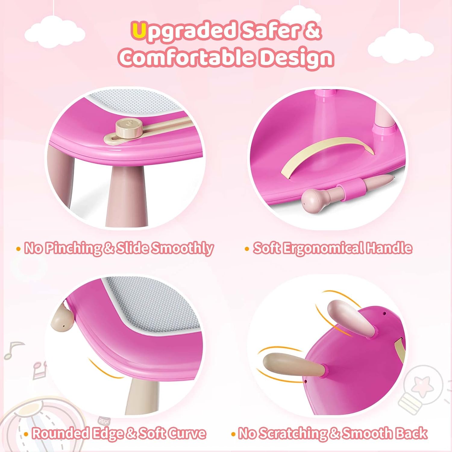 Magnetisch Tekenbord | Kladblok, leer- en educatief speelgoed voor 1-2-3 jaar