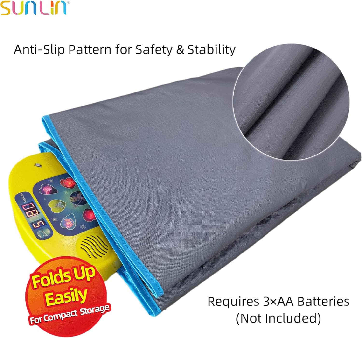 Dansmat spel | Muziek ritme mat met LED en 3 niveaus voor kinderen