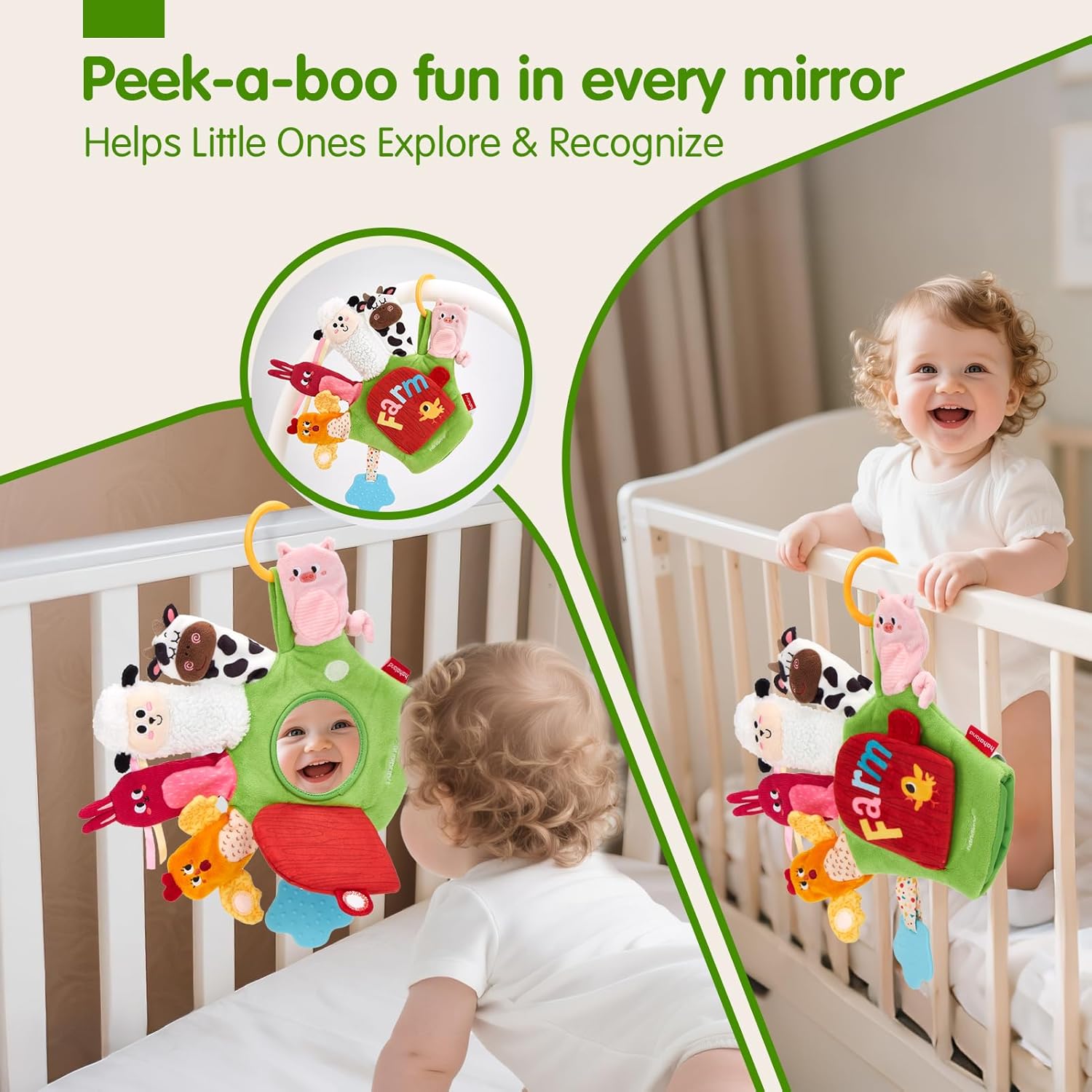 Baby Sensory Farm Dieren Handpop | 6–12 Maanden