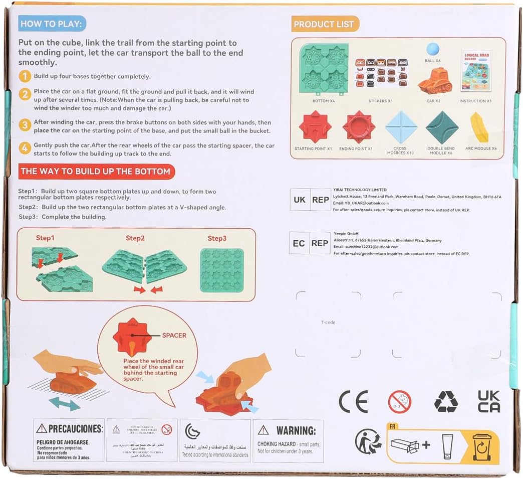 Montessori Puzzelspel voor Kids | Logisch Bouw Breinbrekers 4-8 Jaar | STEM Educatief Speelgoed voor Jongens & Meisjes | Verjaardagscadeau