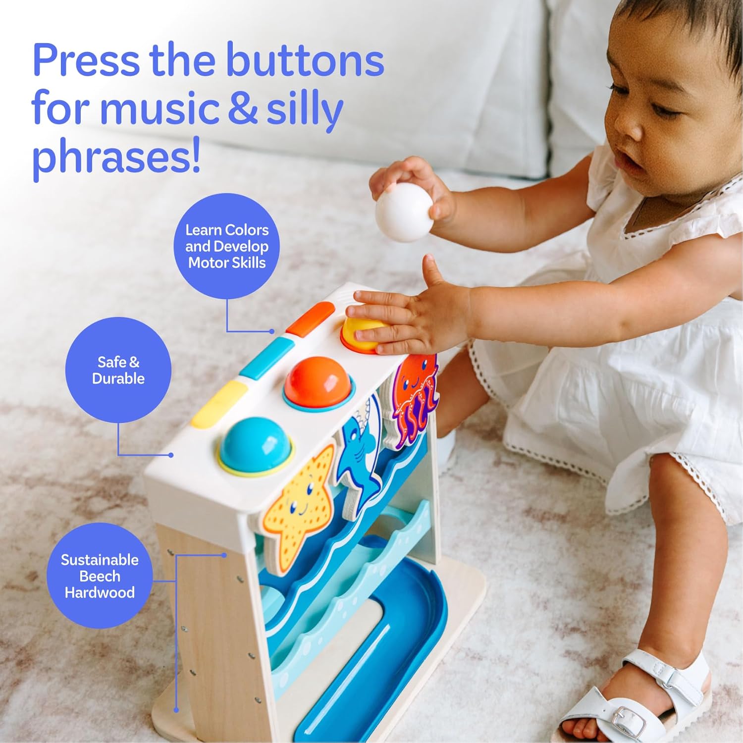 Interactief Baby & Peuter Speelgoed – Feed The Fish | Cadeau 1-2 Jaar