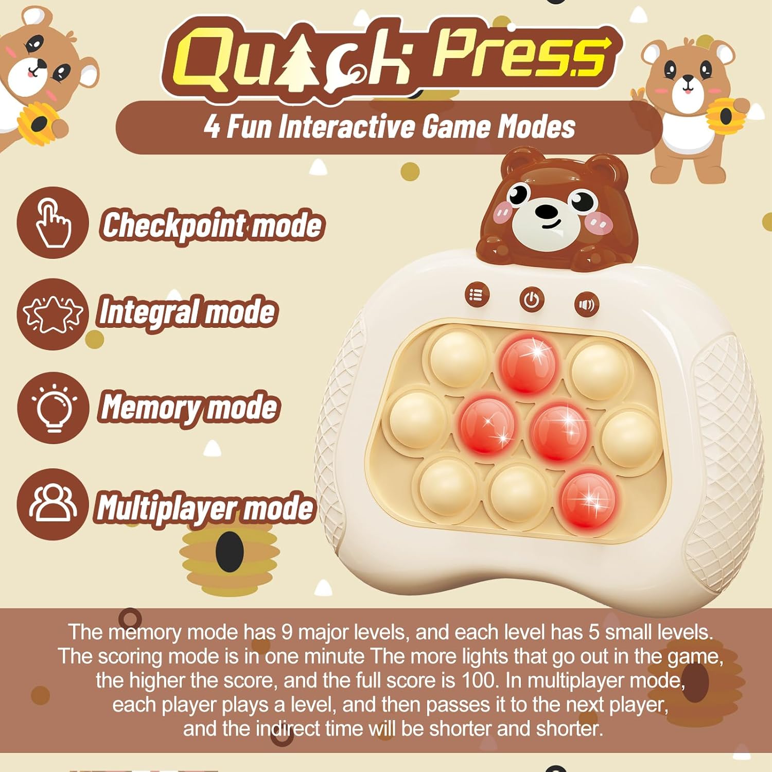 Lichtgevend pop-it spel | Het leukste Halloween fidget