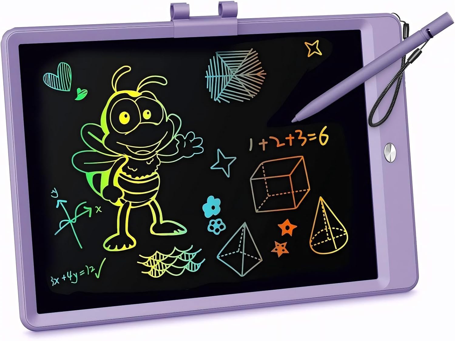 LCD Schrijftablet 10 Inch | Kleurrijk Elektronisch Tekenbord | Wisbaar & Herbruikbaar Educatief Speelgoed voor Kinderen