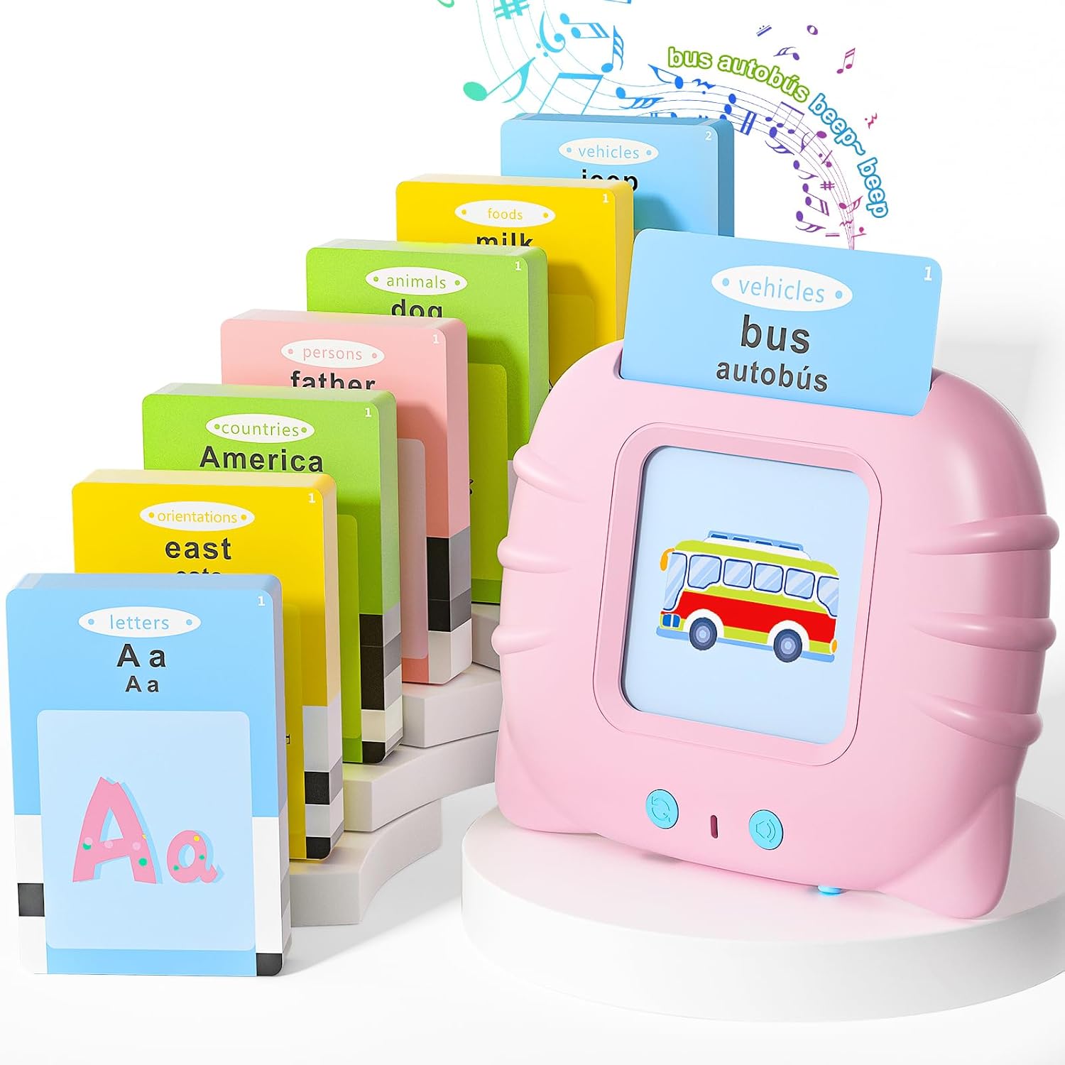 Sprekende Flashcards met 224 Woorden | Montessori Educatief Speelgoed voor Spraaktherapie en Sensorisch Onderwijs