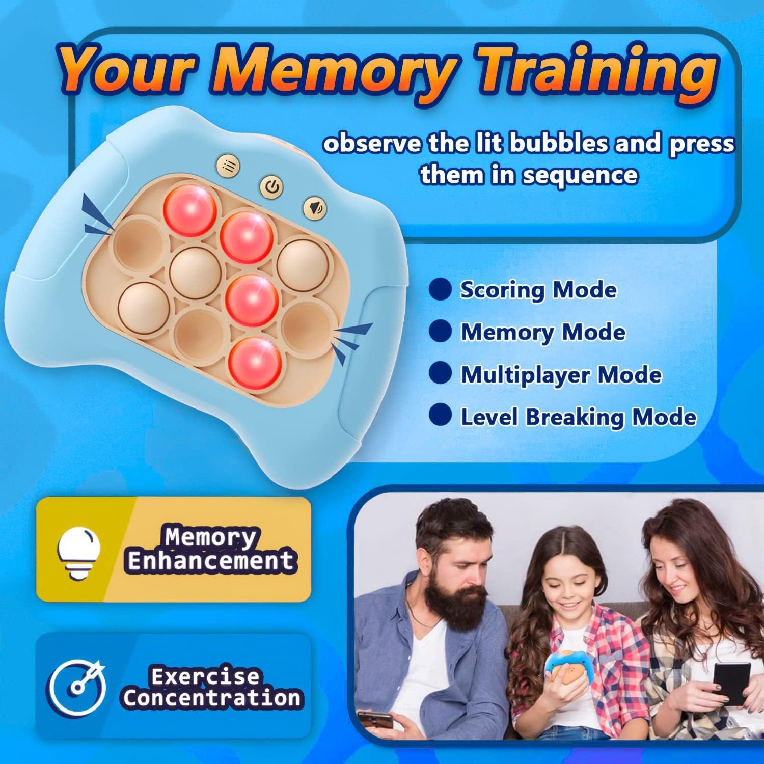 Lichtgevend pop-it spel | Het leukste Halloween fidget