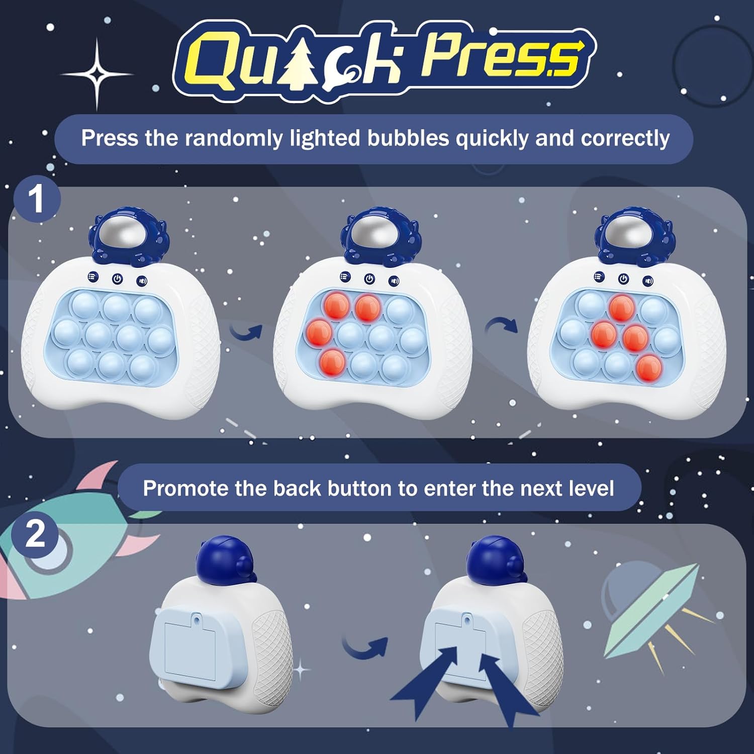 Lichtgevend pop-it spel | Het leukste Halloween fidget