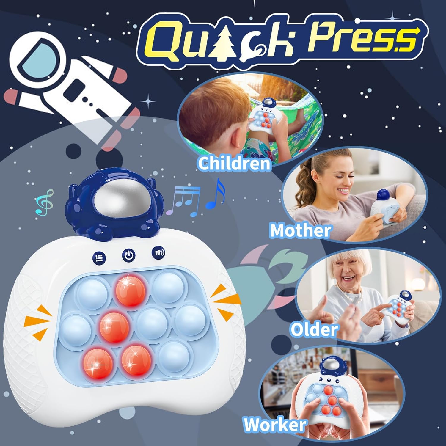 Lichtgevend pop-it spel | Het leukste Halloween fidget