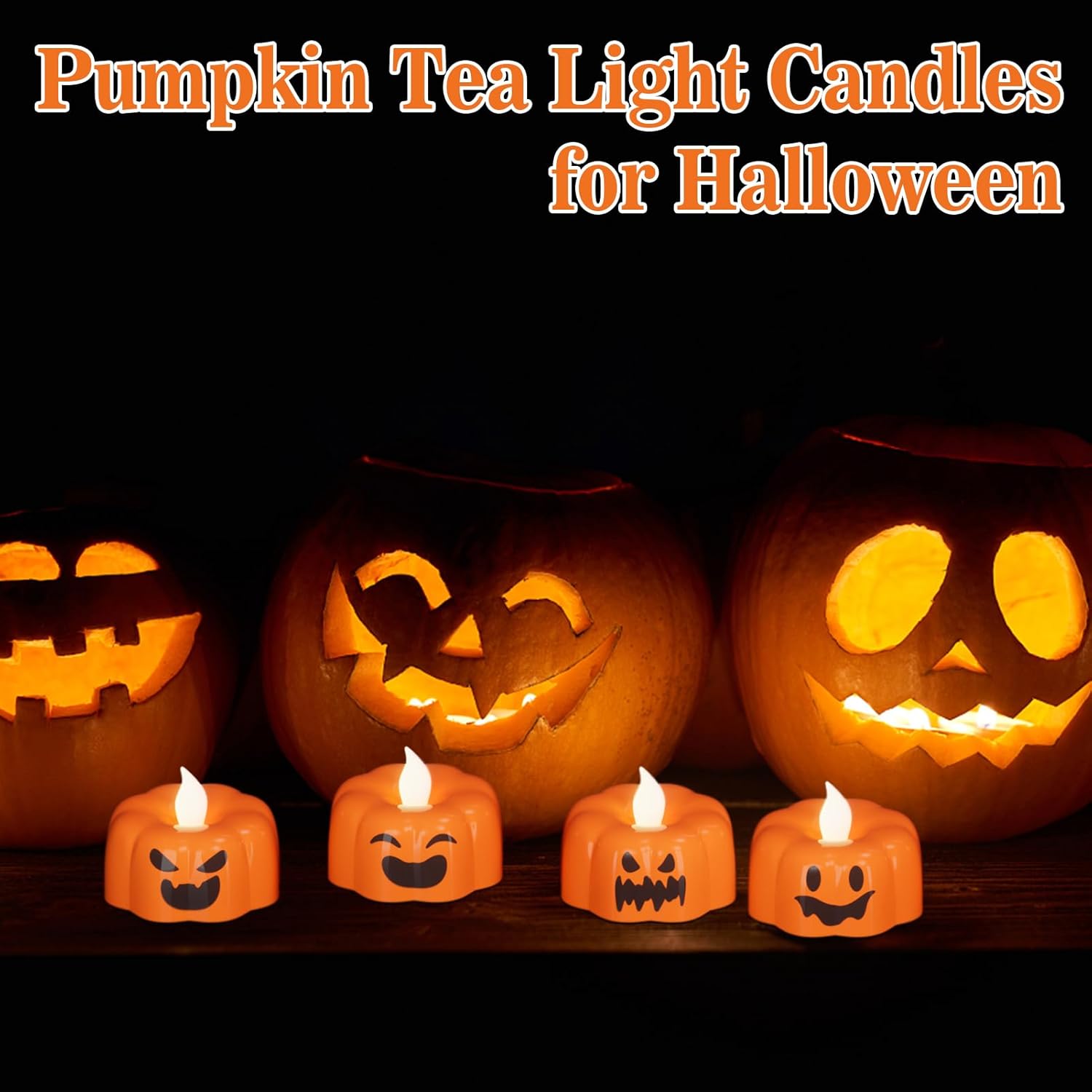 6 stuks LED kaarsen met afstandsbediening | Halloween decoratie zonder vlam
