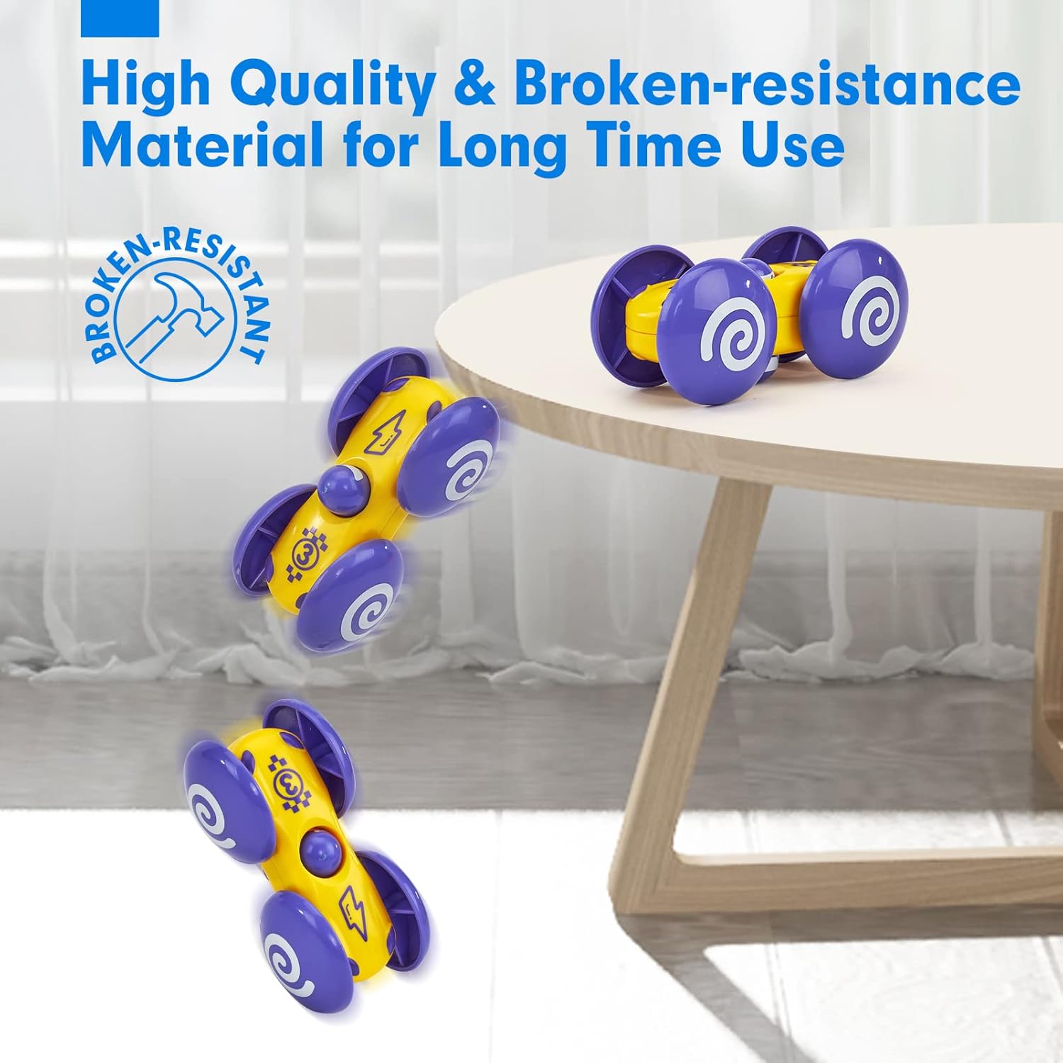 2-in-1 Hamerbal & Auto-Ramp Speelgoed | Montessori Leer Cadeau voor 1-3 Jaar | STEM Ontwikkelingsspeelset