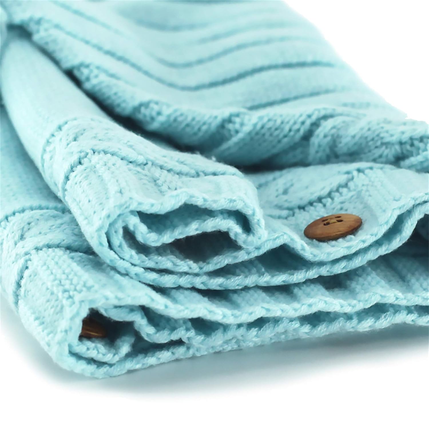 Gebreide baby wikkeldeken|Slaapzak 0-6 maanden voor kinderwagen