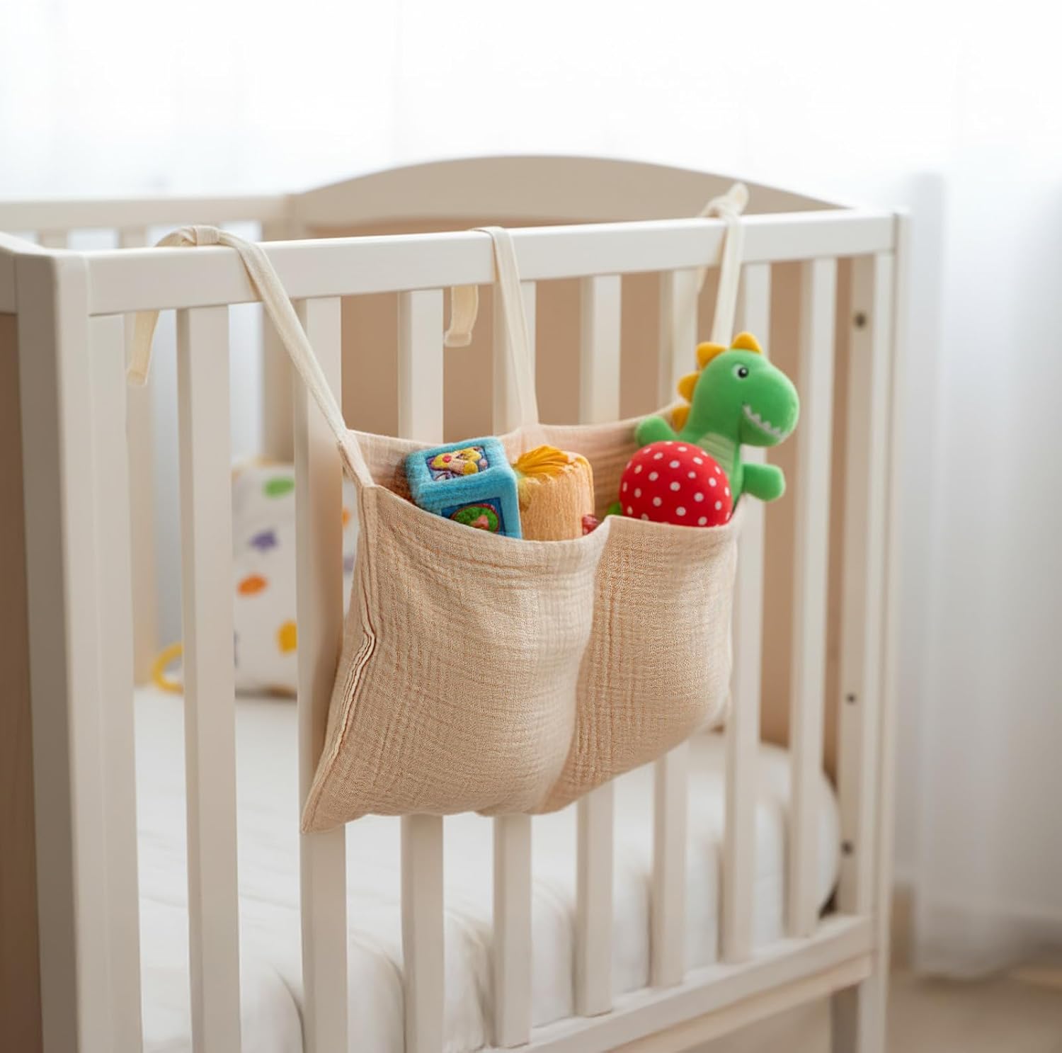 Baby Bedside Opbergzak | Luiertas Organizer, 2 Vakken