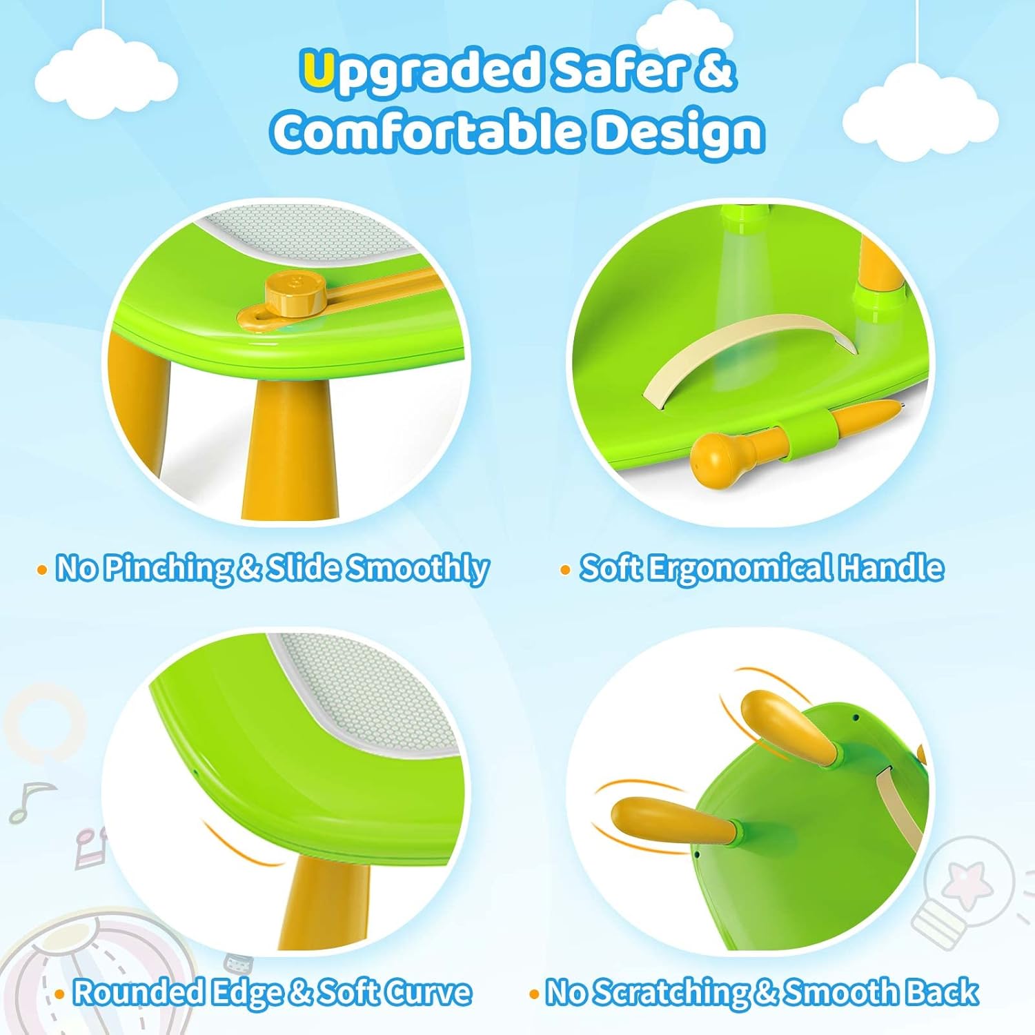 Magnetisch Tekenbord | Kladblok, leer- en educatief speelgoed voor 1-2-3 jaar