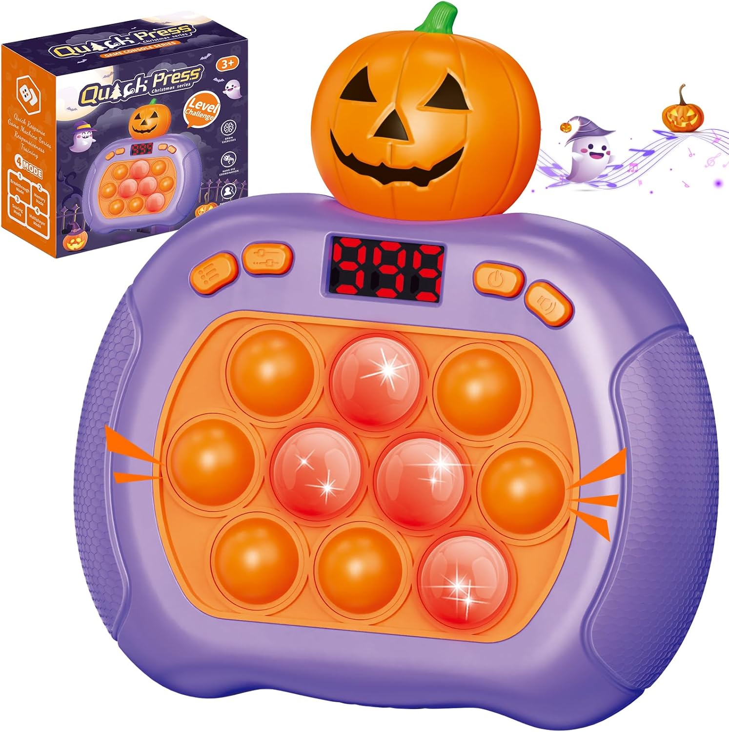 Lichtgevend pop-it spel | Het leukste Halloween fidget